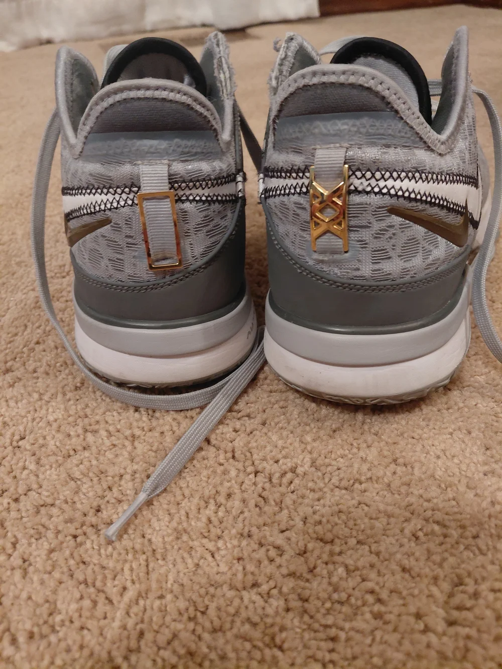Nike Zoom Lebrons Wolf Size 10